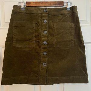 Cremieux corduroy skirt